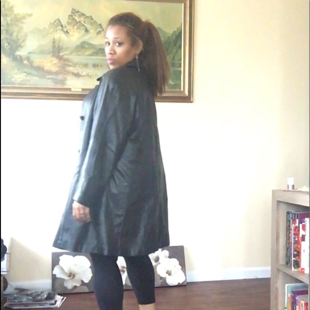 Vintage Leather izzi swing coat